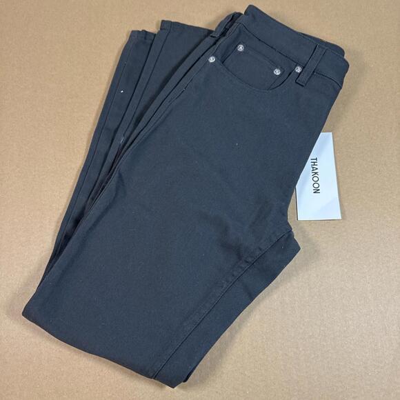 THAKOON Women's Classic Cropped Jeans PT07 SZ 0 Slate Gray New With Tags - Picture 1 of 7